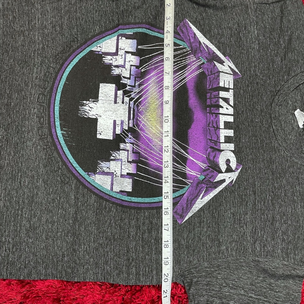 Metallica Album Art Shirt Black Mediun Master Of Puppets Ride the Lightening - Picture 4 of 5